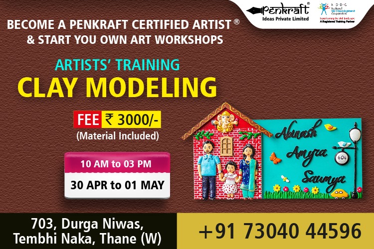 Become  a Penkraft Certified Artist For Clay Modeling 